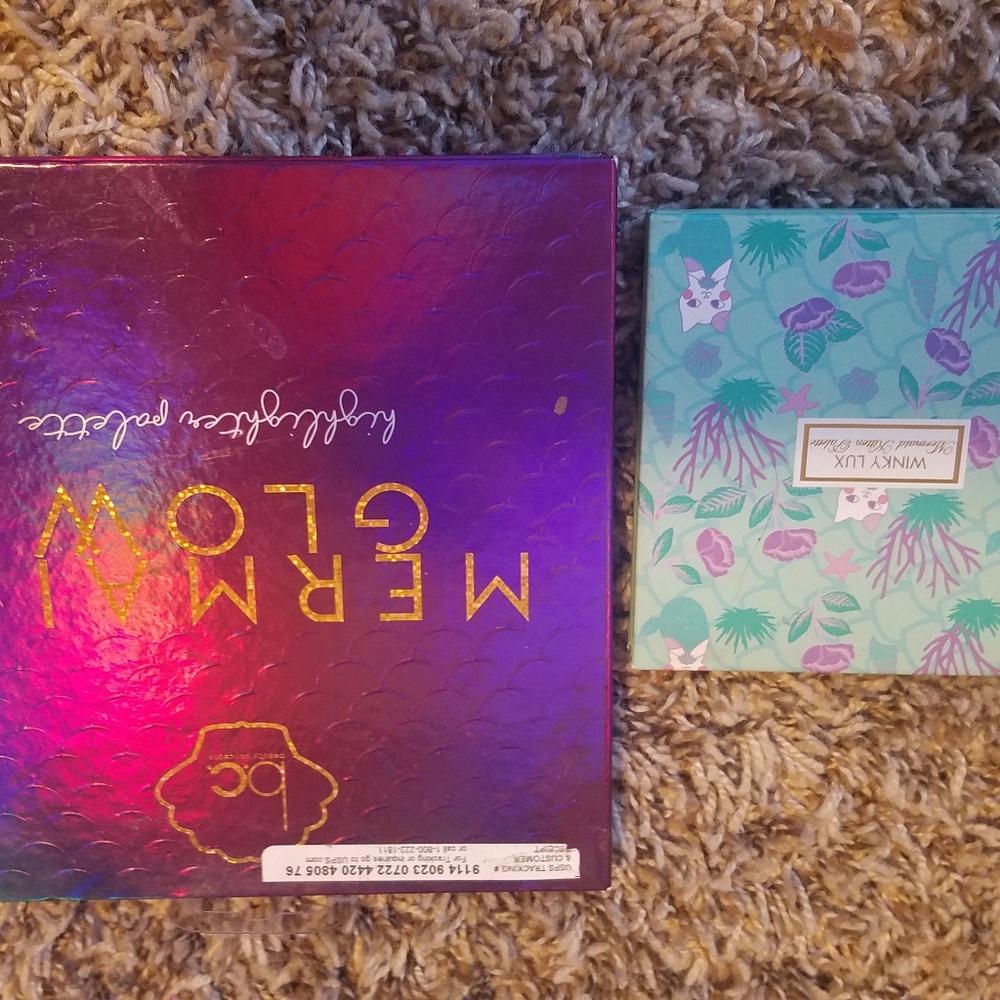 Mermaid bundle. Highlight and eyeshadow